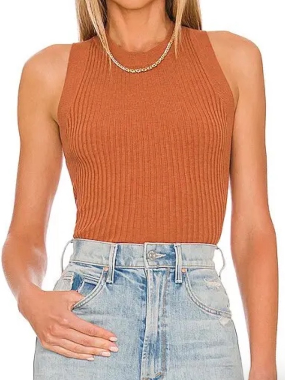 RAILS Zora Tank In Cinnamon Size Medium - Picture 3 of 11